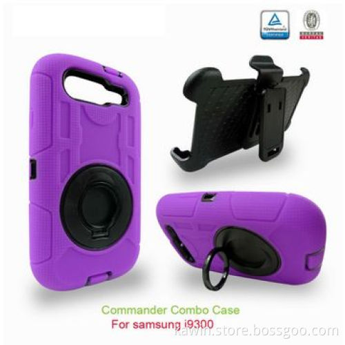 Commander 2-in-1 PC + Silicone Cover for Samsung Galaxy S3